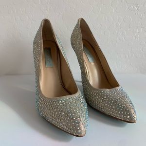 Rhinestone Betsey Johnson Heels Size 10